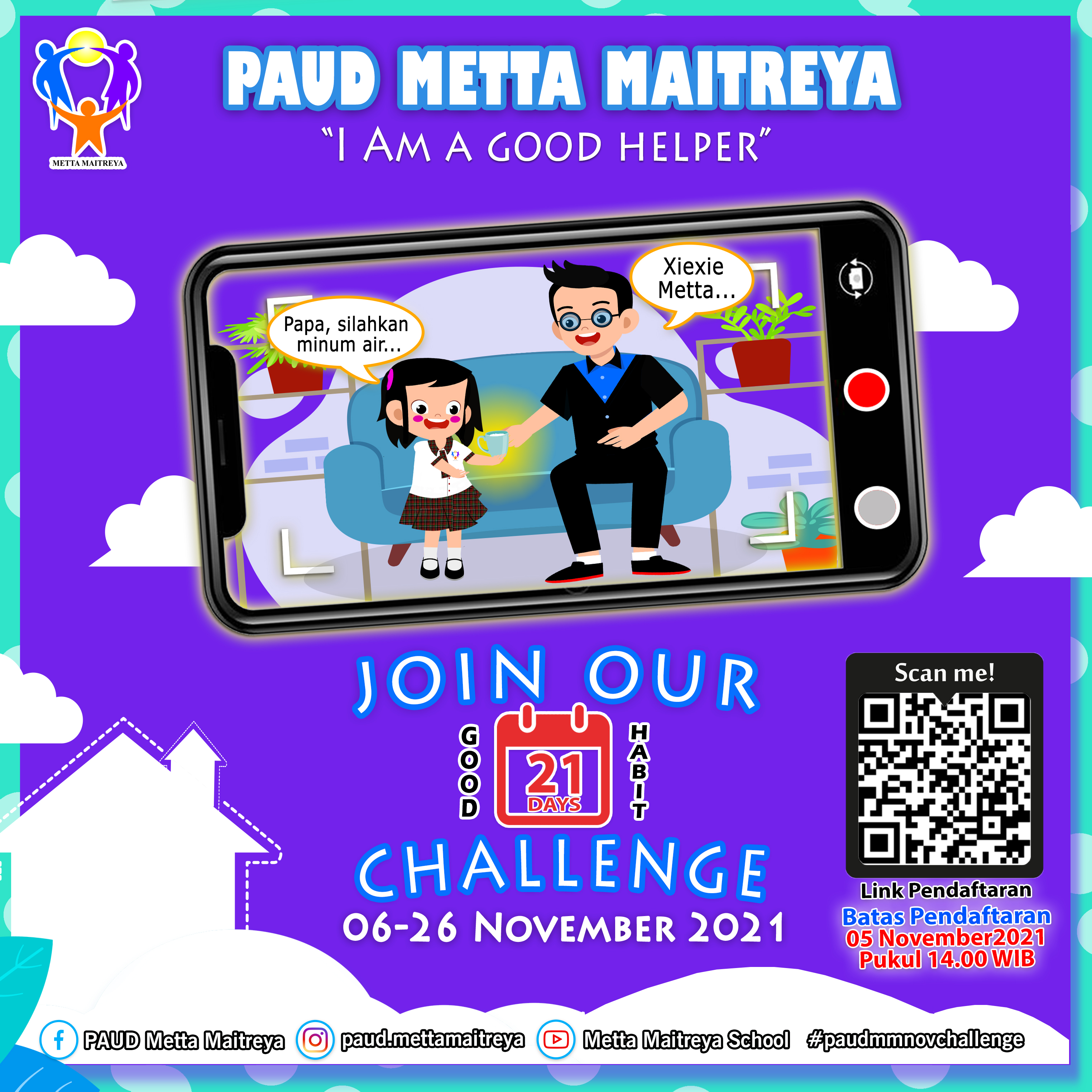 November Good Habit Challenge | PAUD METTA MAITREYA